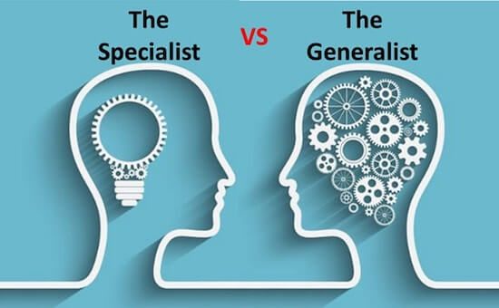 Specialise or Generalise